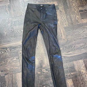 Paige Leather Cindy Jeans